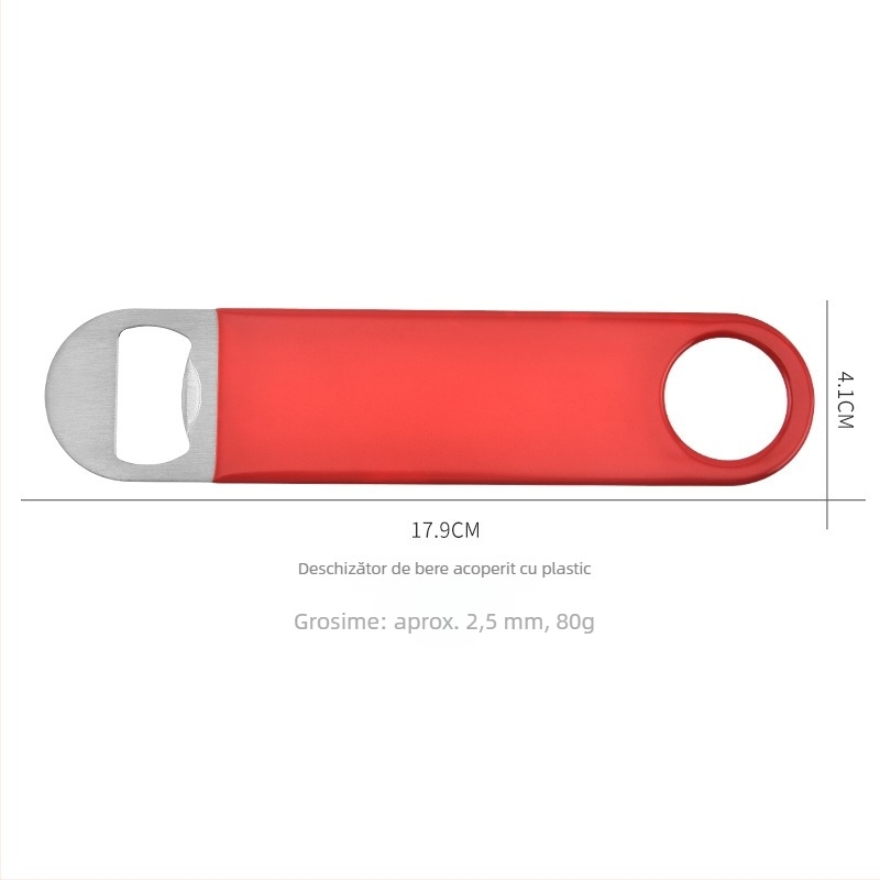 Deschizător de bere și vin din oțel inoxidabil, breloc, portabil, design minimalist