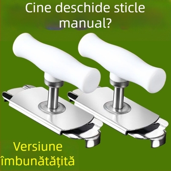 Oțel inoxidabil, deschizător multifuncțional pentru capace, sticle, conserve și borcane din sticlă