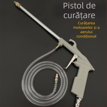 Pistol de curățare multifuncțional pentru motorul mașinii, curățare a canalelor de ulei, curățare a climatizării cu apă și aer, suflare de praf, pulverizator pneumatic