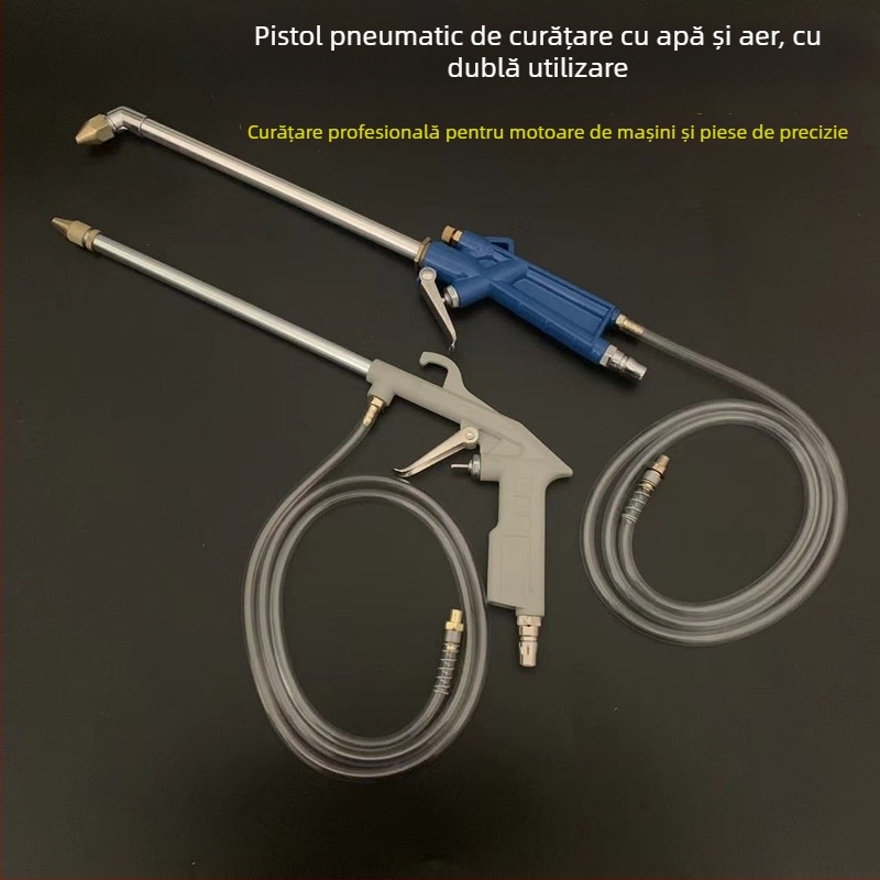 Pistol de curățare multifuncțional pentru motorul mașinii, curățare a canalelor de ulei, curățare a climatizării cu apă și aer, suflare de praf, pulverizator pneumatic