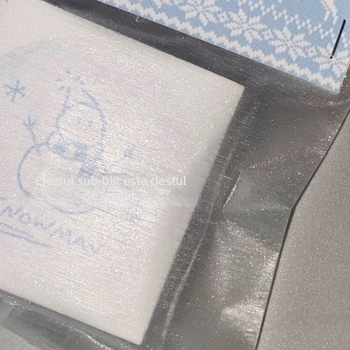 Pungă translucidă cu sclipici fin și sigilare termică, deschidere plată, pentru carduri, materiale de ambalare, autocolante pentru planificator și cadouri