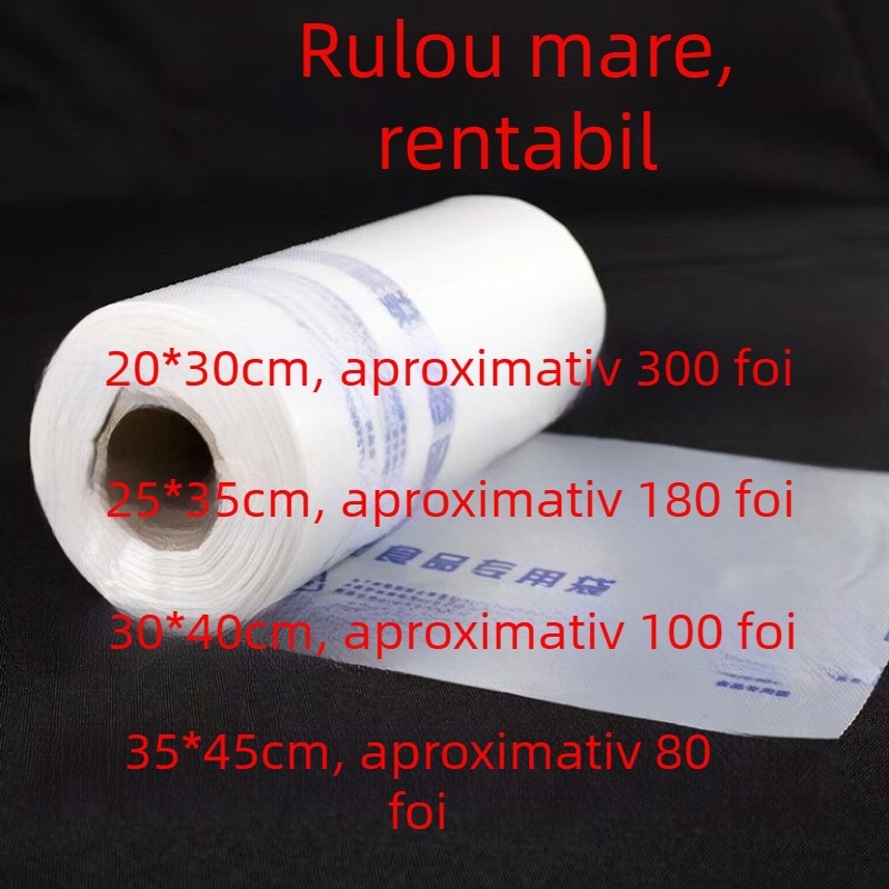 Pungi imprimate pentru depozitarea alimentelor, din PE alimentare, foarte groase, pentru menținerea prospețimii