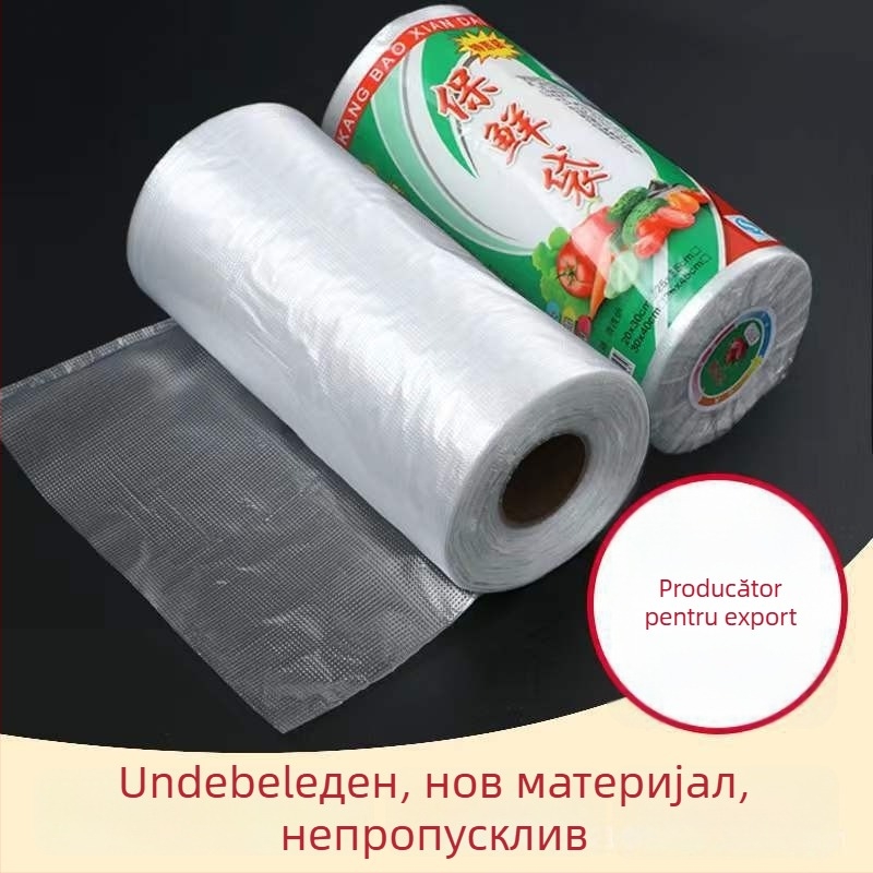 Saci pentru păstrarea prospețimii cu gură plată, mecanism de rupere, sacoșe tip rulă portabile, mari, medii și mici