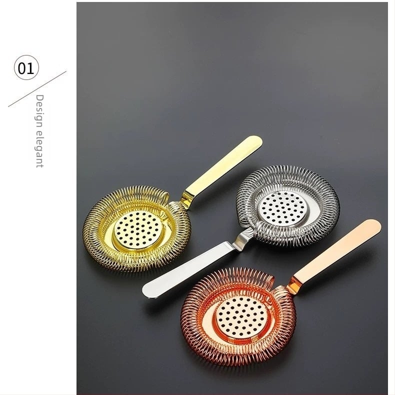 Filtru Hawthorne din oțel inoxidabil, stil european, separator de gheață pentru barmani