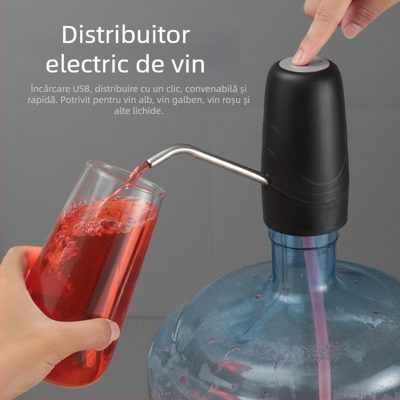 Sifon electric automat pentru vin cu filtru
