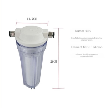 Set filtre bere artizanal cu sticlă de filtrare transparentă, cartuș de filtrare, filtru pentru must și unealtă de deschidere a butoiului
