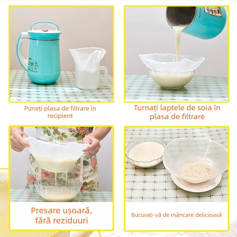 Sac filtrant ultra-fin pentru lapte de soia, sucuri din legume și filtrare vin