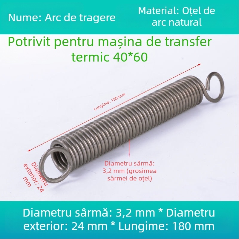 Arc de tensiune galben cu cârlig pentru mașinile de transfer termic – accesorii pentru presă