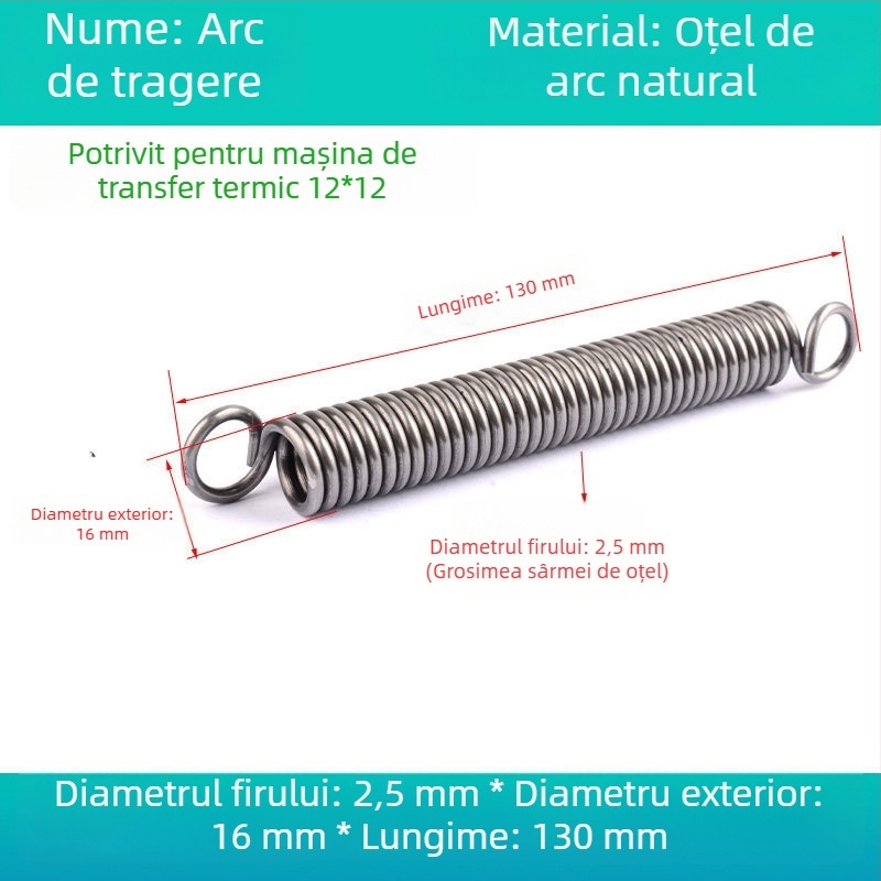 Arc de tensiune galben cu cârlig pentru mașinile de transfer termic – accesorii pentru presă