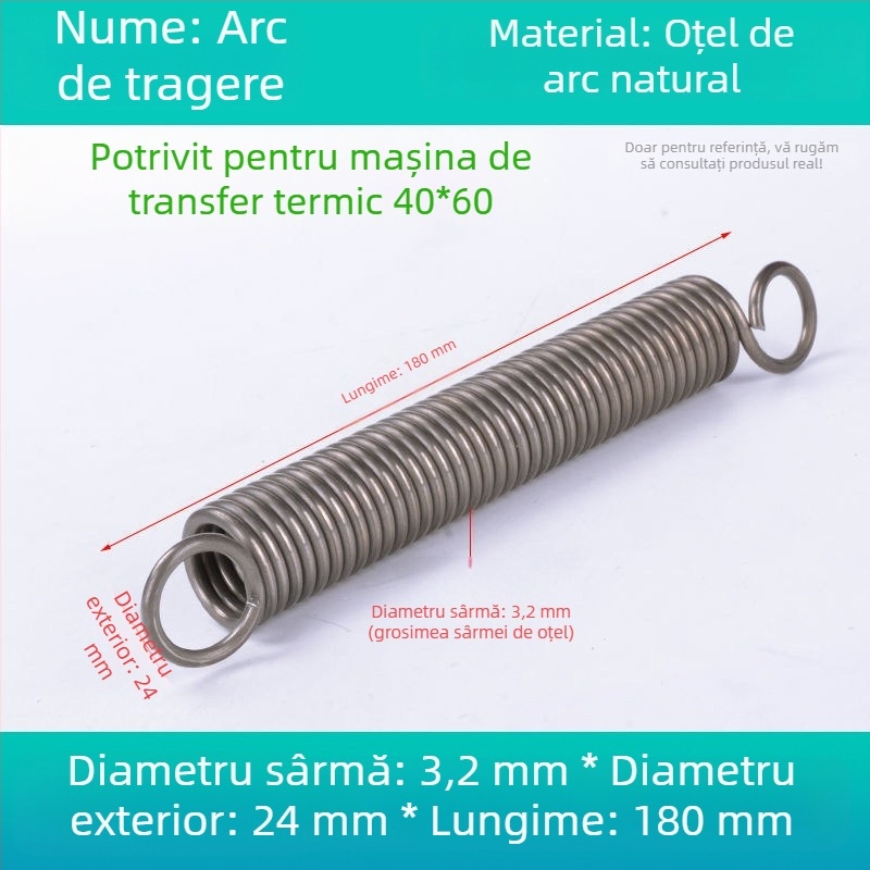 Arc de tensiune galben cu cârlig pentru mașinile de transfer termic – accesorii pentru presă
