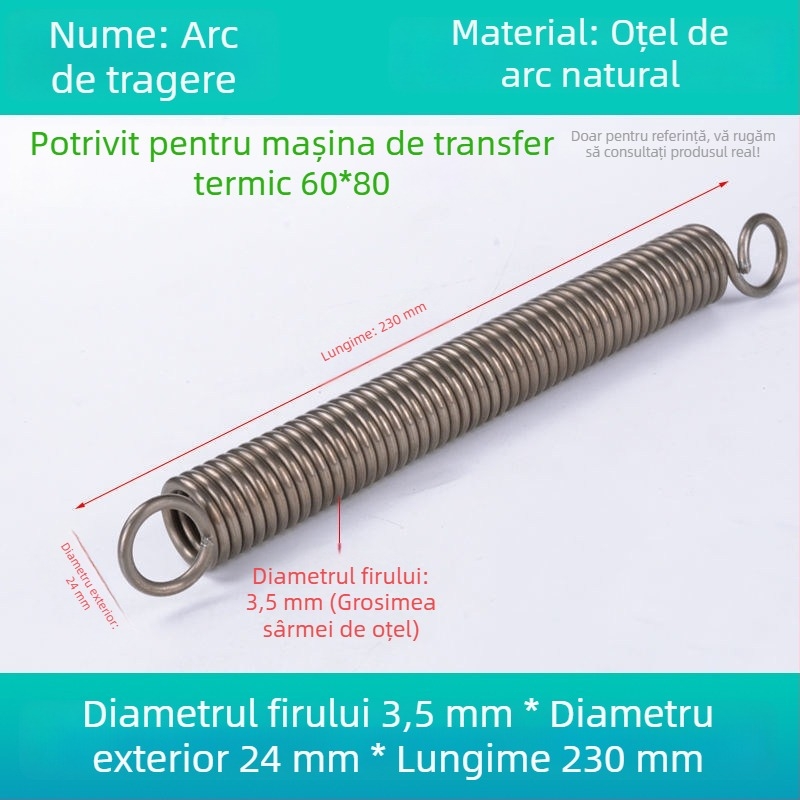 Arc de tensiune galben cu cârlig pentru mașinile de transfer termic – accesorii pentru presă