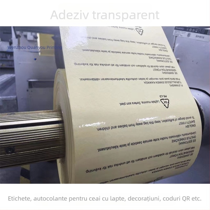 Etichete autoadezive personalizate, formă circulară, PVC, etichete cu siglă pentru sigilare, etichete Anul Dragonului, imprimare la cerere
