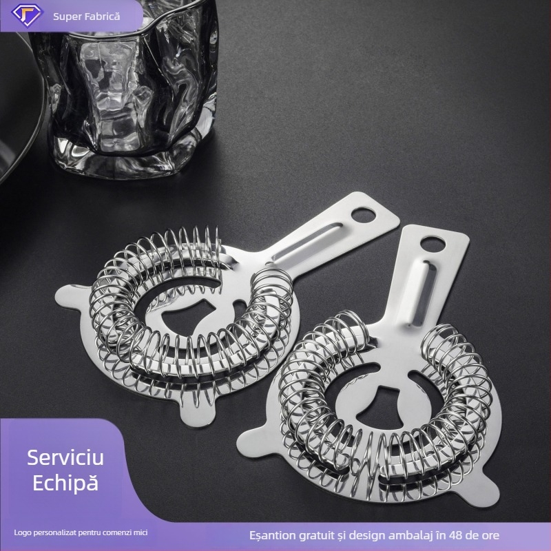 Filtru de gheață din oțel inoxidabil pentru bar – separator de gheață pentru cocktailuri