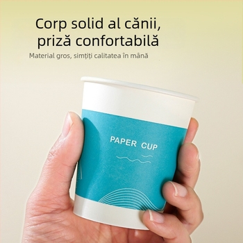 Cupe de hârtie de unică folosință pentru băuturi calde, capacitate 201–300 ml, 100 buc