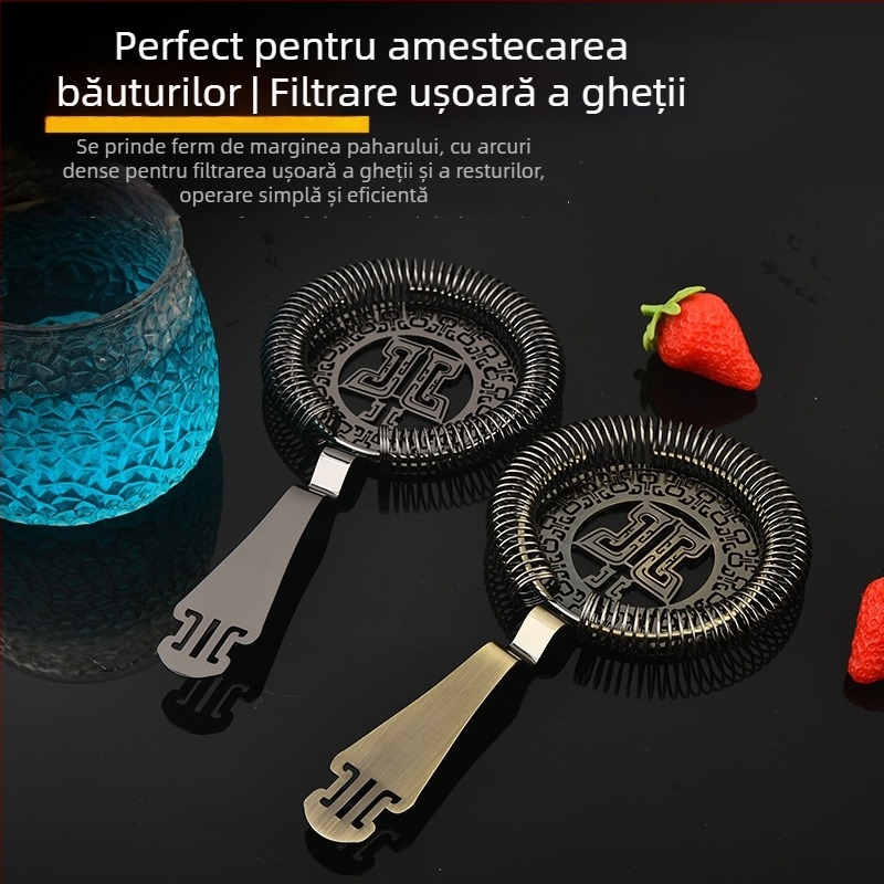 Filtru pentru gheață, model antic, din oțel inoxidabil 304, pentru bar