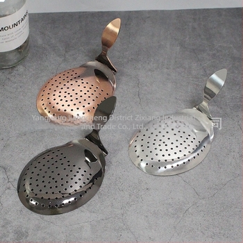 Filtru pentru cuburi de gheață din oțel inoxidabil 304 pentru cocktailuri, sită metalică
