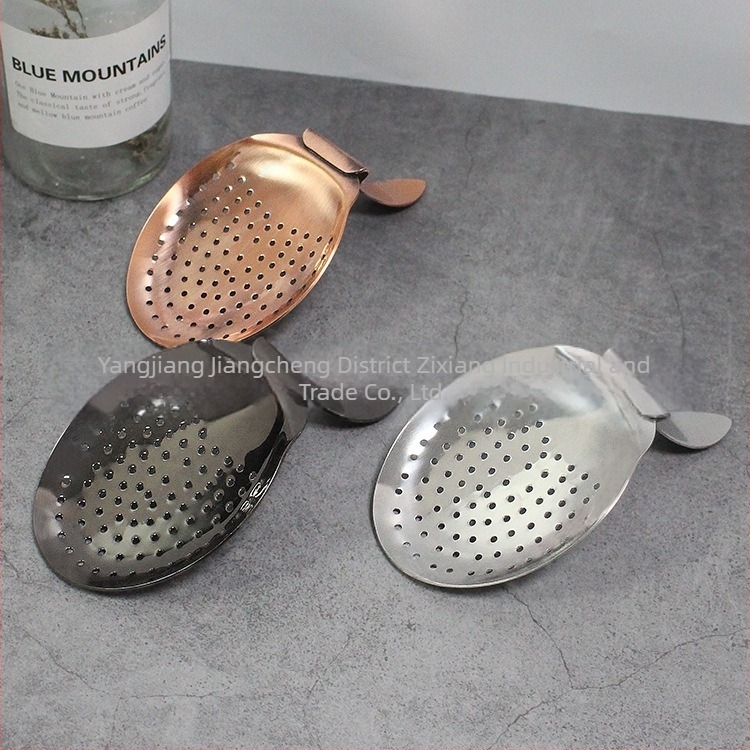 Filtru pentru cuburi de gheață din oțel inoxidabil 304 pentru cocktailuri, sită metalică