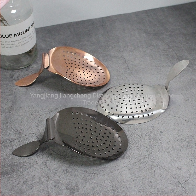 Filtru pentru cuburi de gheață din oțel inoxidabil 304 pentru cocktailuri, sită metalică