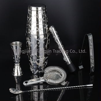 Set Boston shaker din oțel inoxidabil cu logo gravat – instrumente profesionale pentru cocktailuri