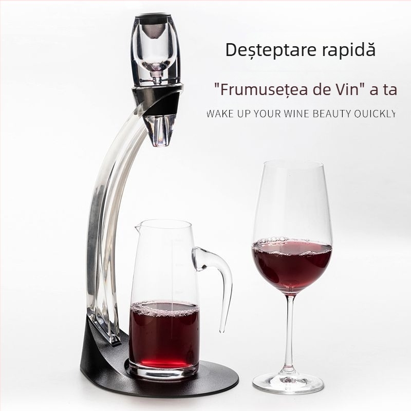 Decantor magic rapid pentru vin roșu, personalizare creativă în cutie cadou