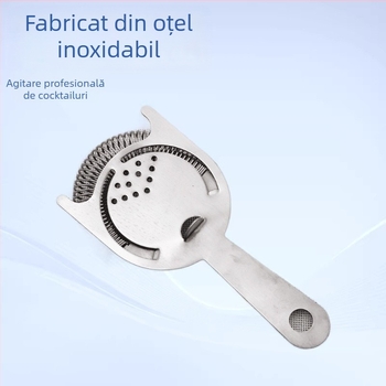 Filtru pentru gheață de cocktail din oțel inoxidabil