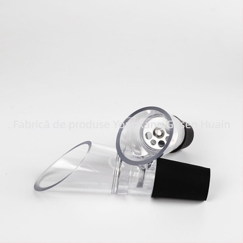 Decantor pentru vin din plastic, negru, capacitate 1–100 ml