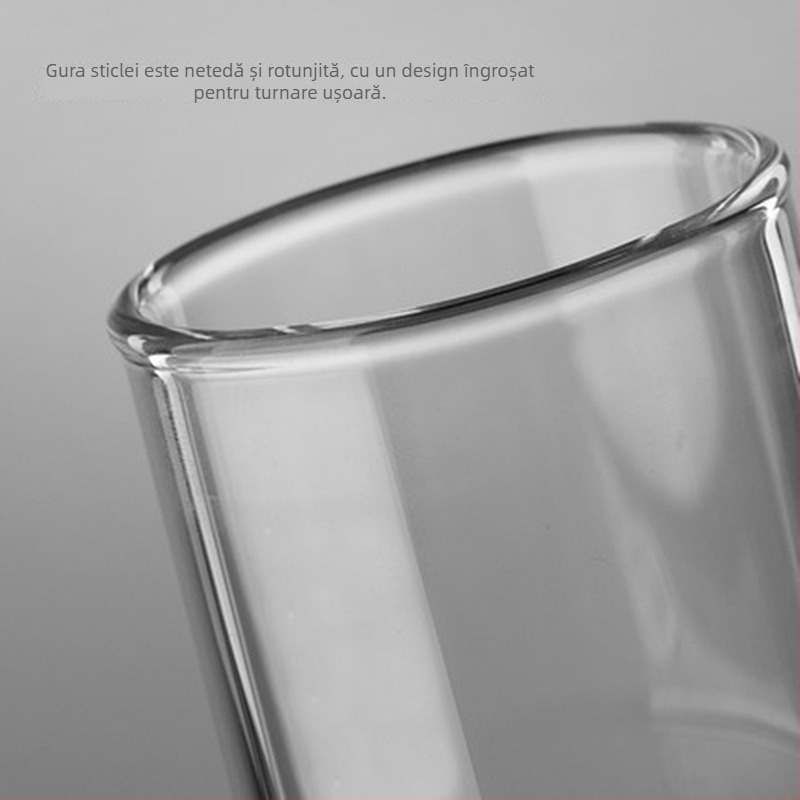 Decantor pentru vin roșu cu capac, sticlă, stil european, 1 L