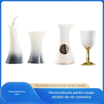 Set de bar porțelan cu o oală și două cești