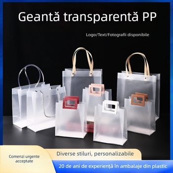 Genți PP personalizate pentru festivaluri și zile de naștere, ambalaje cadou din plastic cu logo personalizat