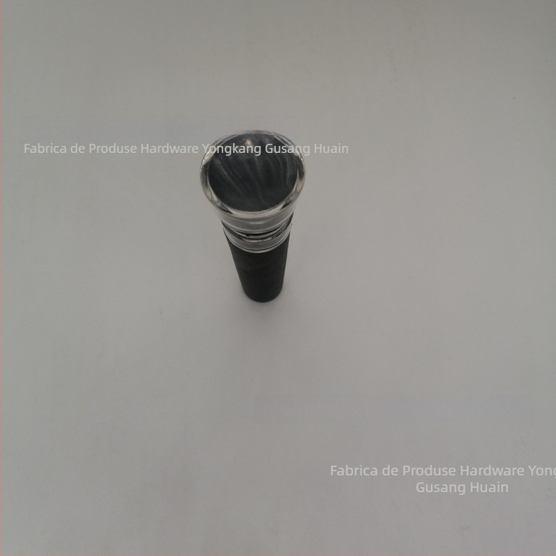 Dop de vin din plastic ecologic, set de 5 dopuri din silicon alimentar, cu funcție vacuum