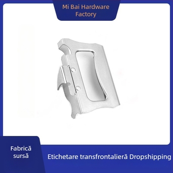 Deschizător multifuncțional din oțel inoxidabil, stil japonez: deschizător de sticle, deschizător de conserve și cuțit pentru conserve