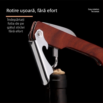 Deschizător creativ multifuncțional de vin, portabil, pentru uz casnic, deschizător de sticle de bere pentru bucătărie