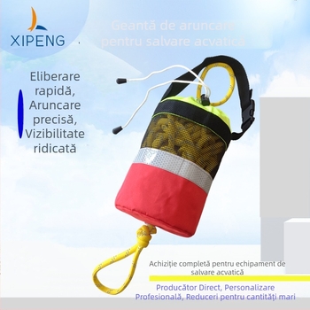 Geantă aruncare funie pentru salvare pe apă, cu linie plutitoare — echipament de stingere a incendiilor