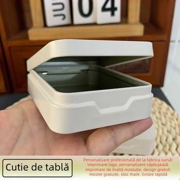Cutii din tinplate pentru carduri și accesorii, cutii pentru ceai imprimate, cutii cadou pentru bomboane, personalizare în loturi mici