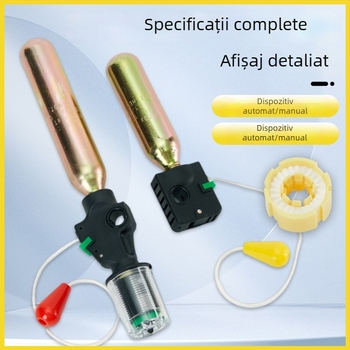 Cilindru de gaz CO2 pentru vestă de salvare gonflabilă, 33 g sau 24 g, pastilă cu element sensibil la apă, accesoriu pentru vestă