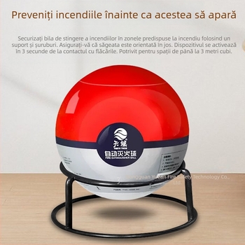 Tianyu balon automat de stingere a incendiilor cu autoexplozie, aruncare, 1,3 kg pulbere uscată, fixat pentru agățare, dispozitiv automat de stingere