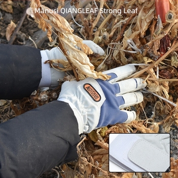 Mănuși Strong Leaf – protecție pentru muncă, din microfibră, respirante, rezistente la abraziune, pentru manipulare, lucru și ciclism în aer liber