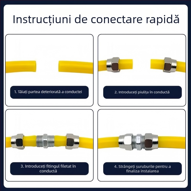 Set de cuplaje rapide pentru furtun de aer, 4–16 mm, pentru camioane și remorci