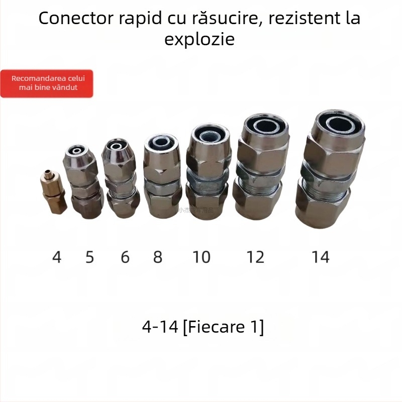 Set de cuplaje rapide pentru furtun de aer, 4–16 mm, pentru camioane și remorci