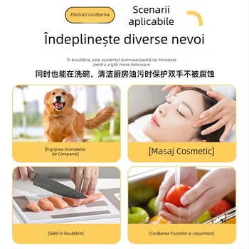 Mănuși de unică folosință din PE, întărite, pentru curățenie, cosmetică și procesarea alimentelor, rezistente la apă și la ulei.
