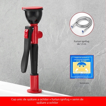 Stație personalizată de spălare a ochilor, unitate portabilă cu un singur port, stație de spălare de laborator cu două porturi, capac de protecție împotriva prafului