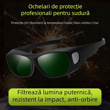 Ochelari de protecție pentru sudură, stil nou, pentru sudură electrică, cu laser și TIG – protecție antireflexie