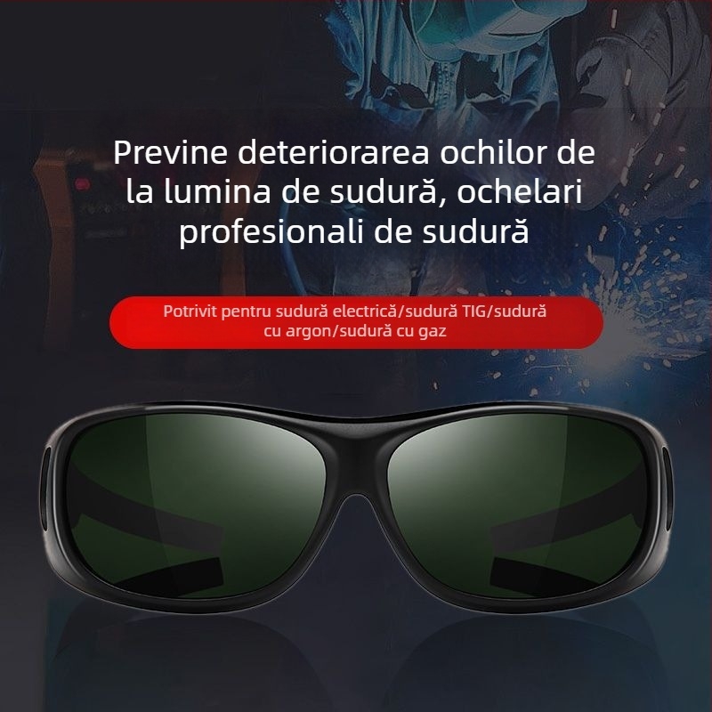 Ochelari de protecție pentru sudură, stil nou, pentru sudură electrică, cu laser și TIG – protecție antireflexie