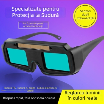 Ochelari de sudură cu reglare automată a întunecării pentru sudare cu arc (TIG), protecție oculară, pentru purtători de miopie