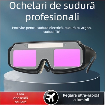 Ochelari de sudură cu reglare automată a întunecării pentru sudare cu arc (TIG), protecție oculară, pentru purtători de miopie