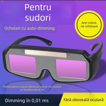 Ochelari de sudură cu reglare automată a întunecării pentru sudare cu arc (TIG), protecție oculară, pentru purtători de miopie