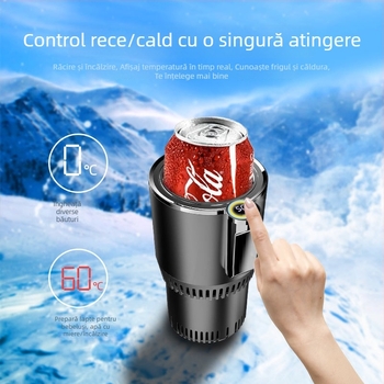 Ceașcă auto 12V pentru răcire și încălzire, ceașcă multifuncțională pentru băuturi calde și reci