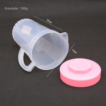 Pahar de bere din plastic, formă rotundă, capacitate mare