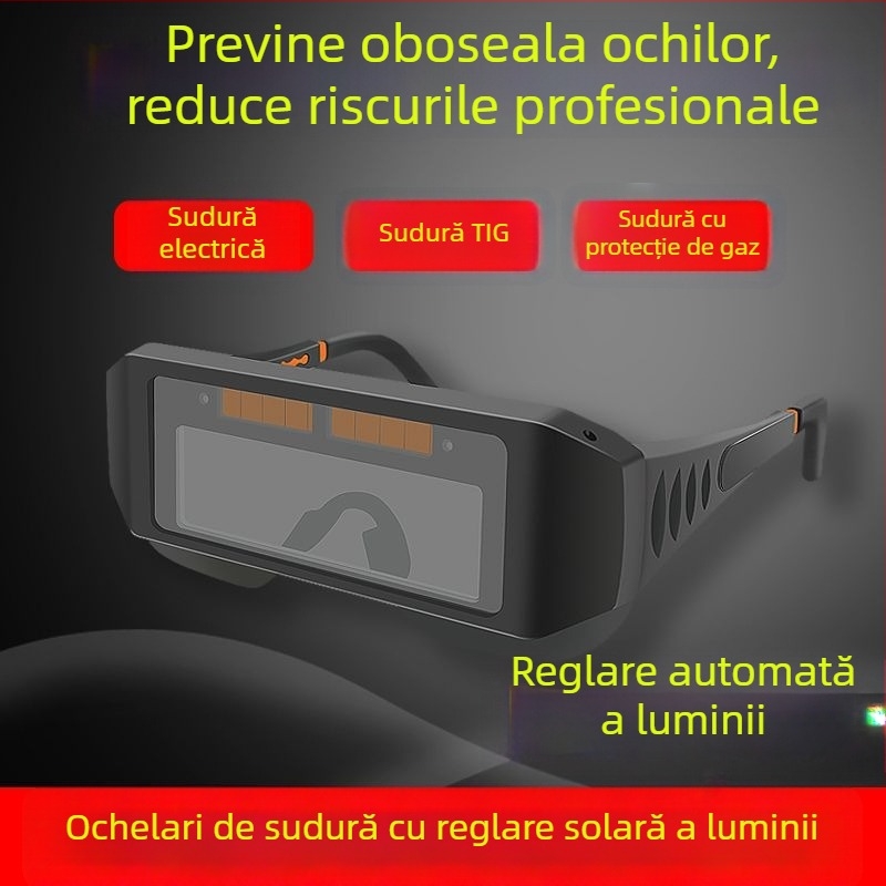 Ochelari de sudură cu reglaj automat al luminii – protecție oculară, anti-strălucire