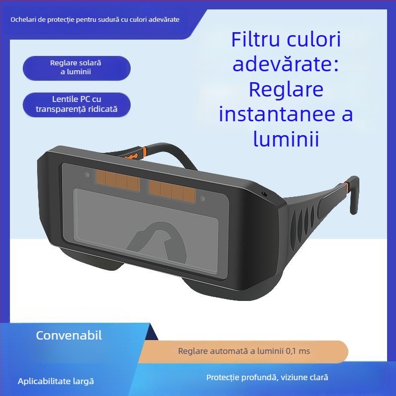 Ochelari de sudură cu reglaj automat al luminii – protecție oculară, anti-strălucire